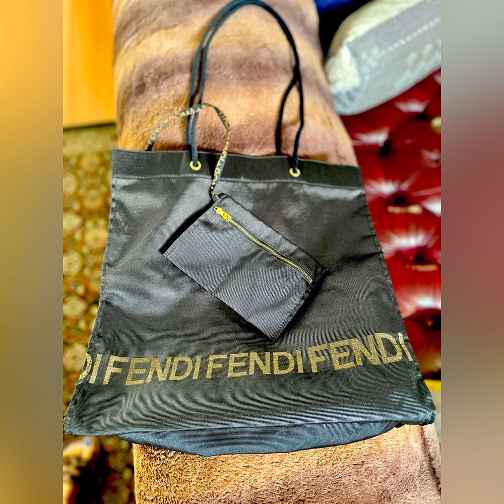 Fendi Nylon Tote Bag ( large)